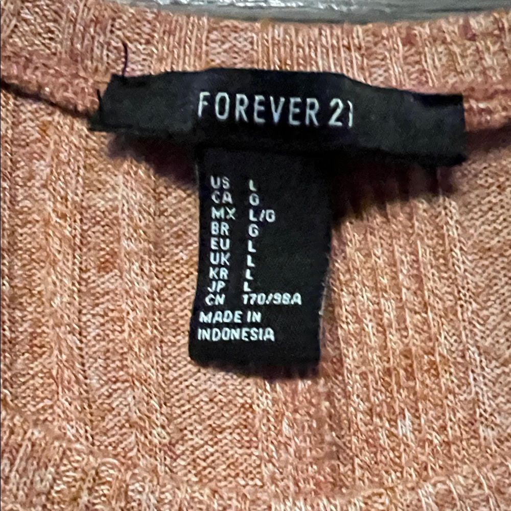 Forever 21 Rust Ribbed Mini Dress - Picture 2 of 3